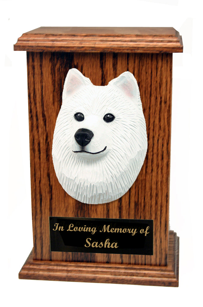 Samoyed Memorial Urn