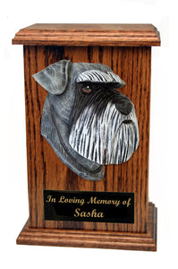 Schnauzer (Natural) Memorial Urn