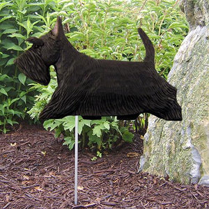 Scottish Terrier Garden Stake