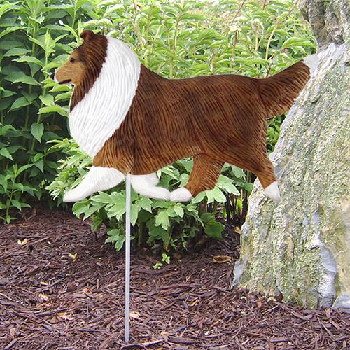Shetland Sheepdog Garden Stake