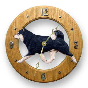 Shiba Inu Wall Clock - Michael Park, Woodcarver