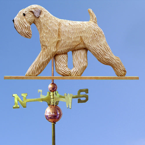 Soft-Coated Wheaten Terrier Weathervane - Michael Park, Woodcarver