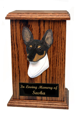 Toy Fox Terrier Memorial Urn