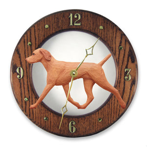 Vizsla Wall Clock - Michael Park, Woodcarver