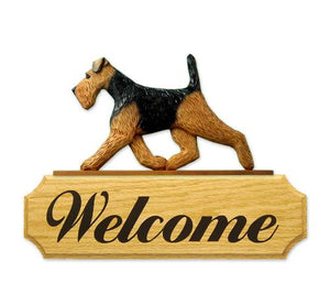 Welsh Terrier DIG Welcome Sign