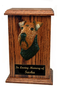 Welsh Terrier Memorial Urn