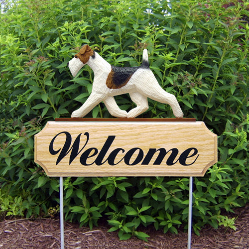 Fox Terrier (Wire) DIG Welcome Stake