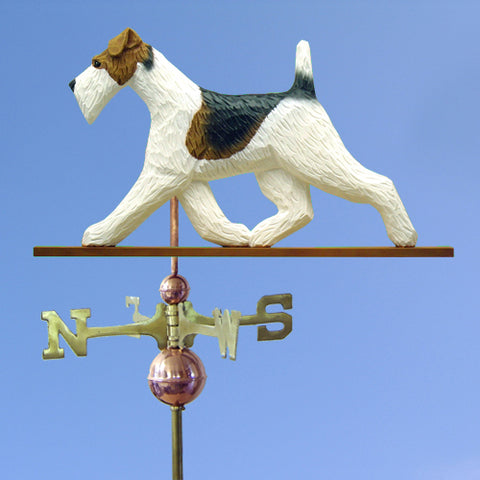 Wire Fox Terrier Weathervane - Michael Park, Woodcarver