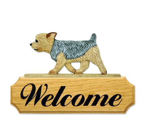 Yorkshire Terrier (Puppy Clip) DIG Welcome Sign