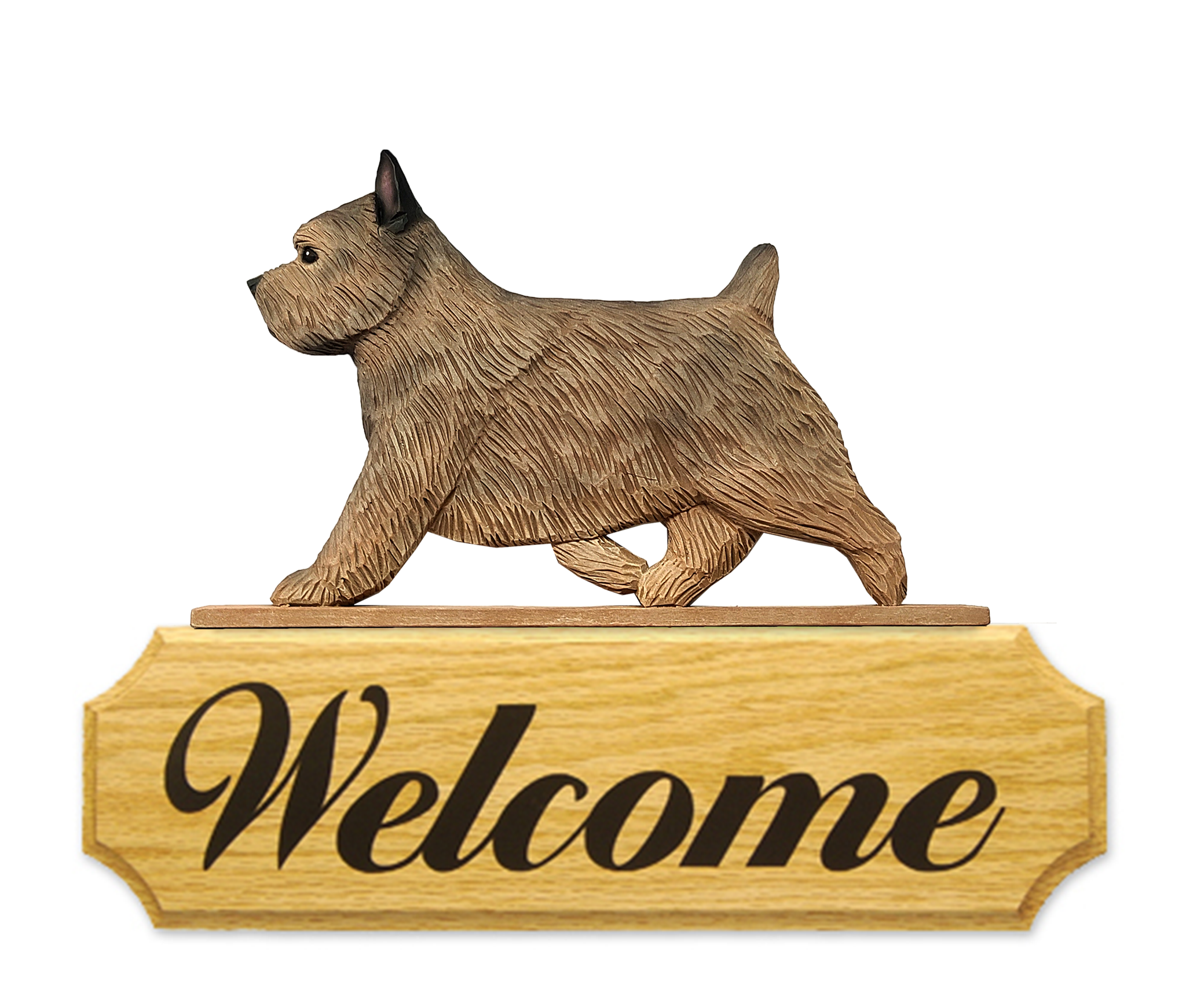 Norwich Terrier DIG Welcome Sign