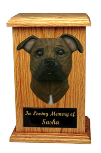 Staffordshire Bull Terrier Memorial Urn